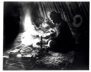 Navaho-Silberschmied, ca. 1915